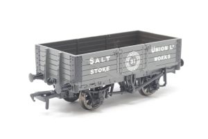 BACHMANN 37-062 5 PLANK WAGON SALT UNION