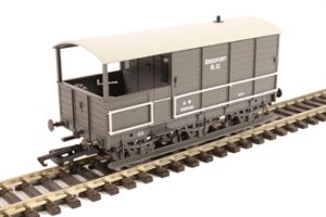 OXFORD RAIL OR76TOA002 TOAD BRAKE VAN 56946 IN GWR GREY