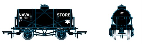 OXFORD RAIL OR76TK2009 12T Tank Wagon - Naval Store Department No.87 - Image 2