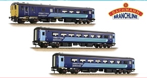 BACHMANN DRS COACH SET OF 2 MK2F COACHES & DBSO IN DRS COMPASS LIVERY