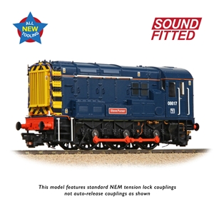 BACHMANN 35-915SF Class 08 08617 'Steve Purser' BR Blue DCC SOUND FITTED