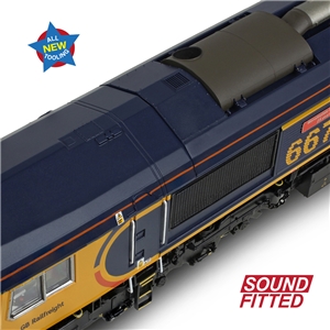 BACHMANN 50-003SF Class 66/7 66761 'Wensleydale Railway Association' GBRf Europorte DCC SOUND FITTED - Image 2