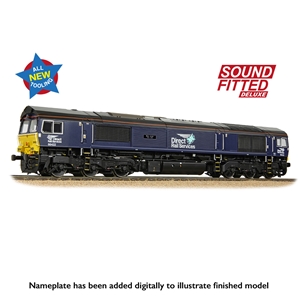 BACHMANN 50-010SFX Class 66/4 66422 'Max Joule 1958-1999' DRS Compass (Small Logo) DCC SOUND FITTED  DELUXE