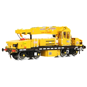 EFE RAIL E87108 Plasser 12T YOB Diesel-Hydraulic Crane DRP81515 BR Departmental Yellow