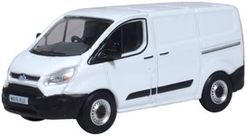Oxford Diecast 76CUS002 Ford Transit Custom White