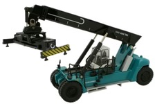 Oxford Diecast 76KRS001 Konecranes Reach Stacker Blue