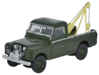 Oxford Diecast 76LAN2009 Land Rover Series II Tow Truck Bronze Green