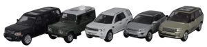 Oxford Diecast 76SET44 5 Piece Land Rover Set