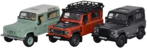 Oxford Diecast 76SET47 Land Rover Defender Heritage Set