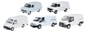 Oxford Diecast 76SET80 5 Piece Ford Transit Set (1/2/3/4/5)