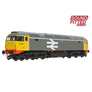 BACHMANN 35-416SFX Class 47/0 47280 BR Railfreight Grey DCC SOUND FITTED DELUXE - Image 4
