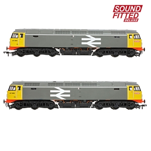 BACHMANN 35-416SFX Class 47/0 47280 BR Railfreight Grey DCC SOUND FITTED DELUXE - Image 3