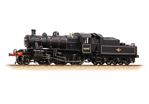 BACHMANN 32-829B LMS Ivatt 2MT 46447 BR Lined Black (Late Crest) DCC READY