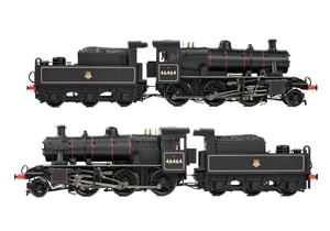 BACHMANN 32-832 LMS Ivatt 2MT 46464 BR Lined Black (Early Emblem) DCC READY - Image 3