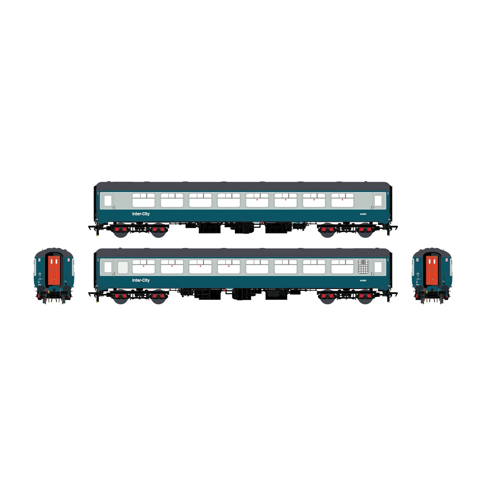 ACCURASCALE ACC2921 BR Mk.2c (large toilet window) TSO M5561 Blue/Grey w/InterCity - Image 2