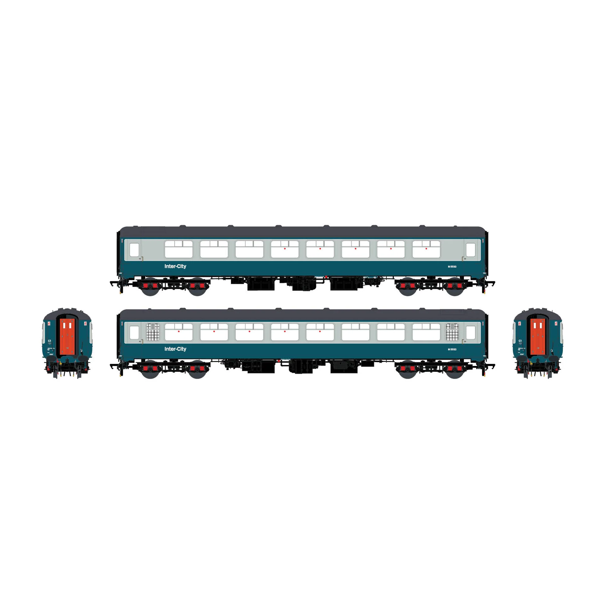 ACCURASCALE ACC2920 BR Mk.2c (large toilet window) TSO M5532 Blue/Grey w/InterCity - Image 2