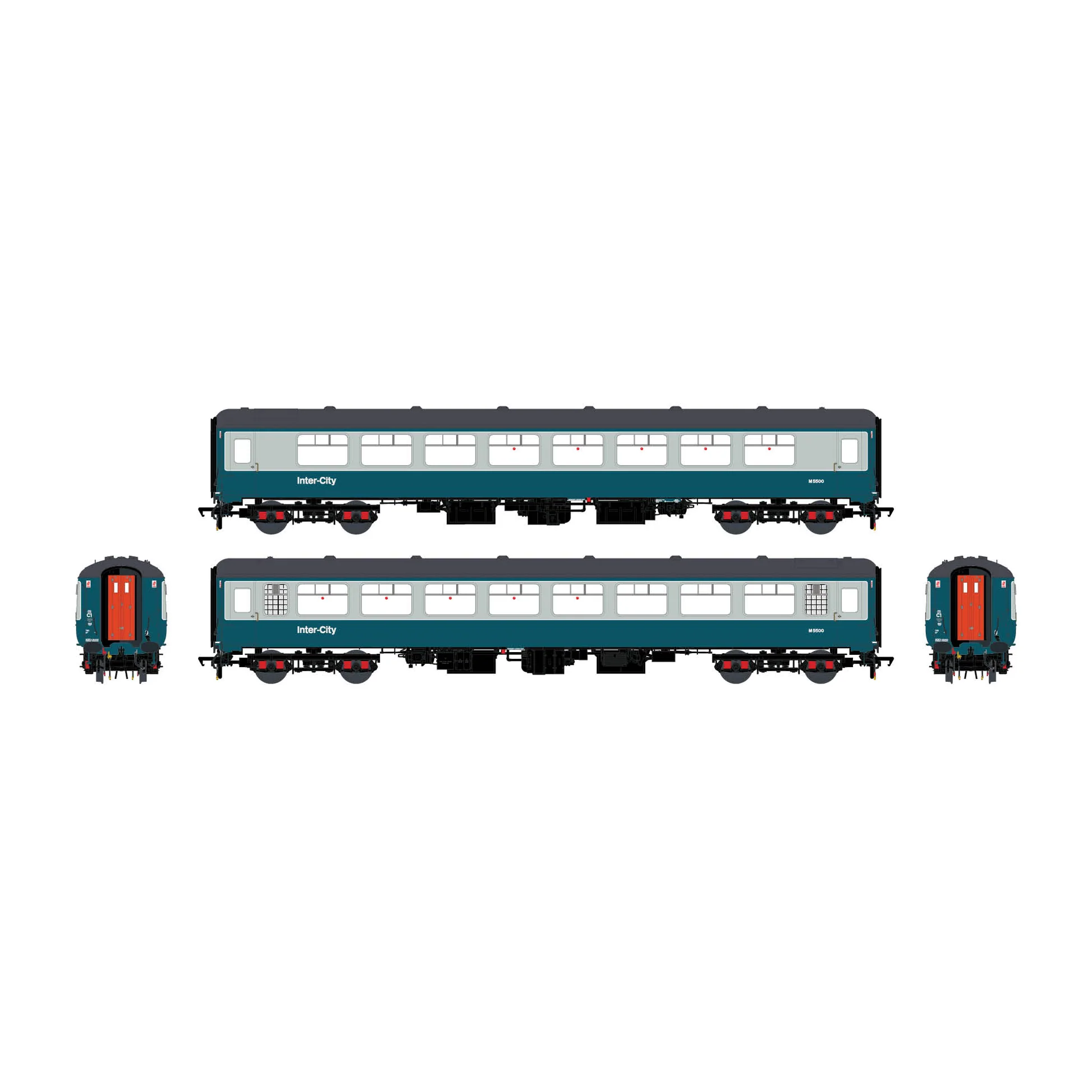 ACCURASCALE ACC2919 BR Mk.2c (large toilet window) TSO M5500 Blue/Grey w/InterCity (Copy) - Image 2