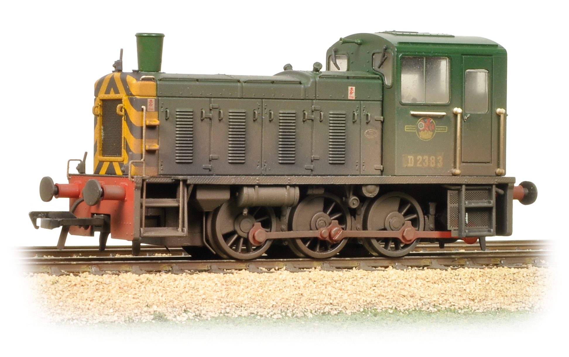 Class 03 D2383 BR Green Wasp Stripes Weathered