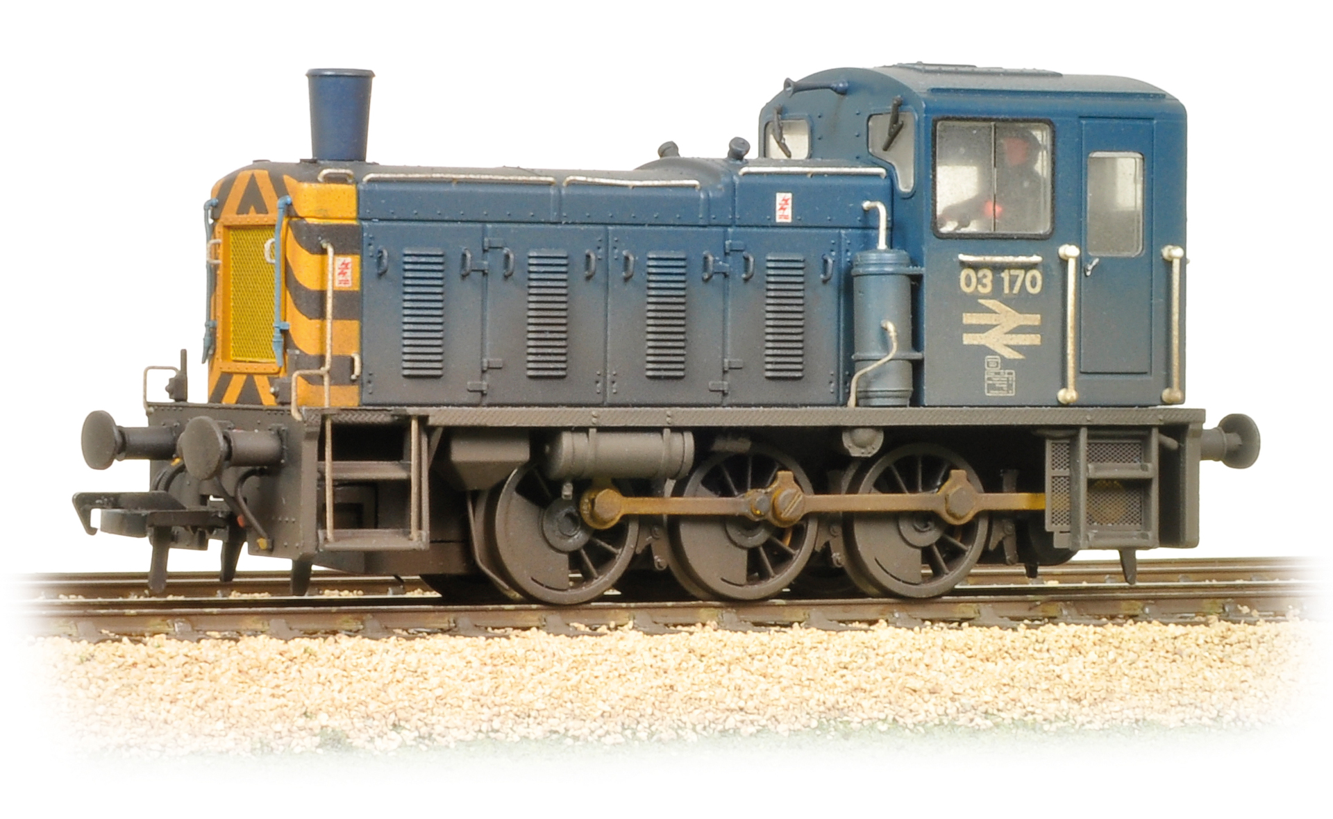 Class 03170 BR Blue Wasp Stripes & Air Tanks Weathered