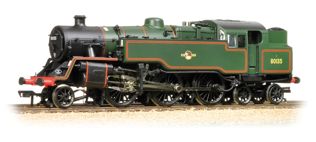 CLASS 4MT 2-6-4 TANK IN BR GREEN LATE CREST AS PRESERVED
