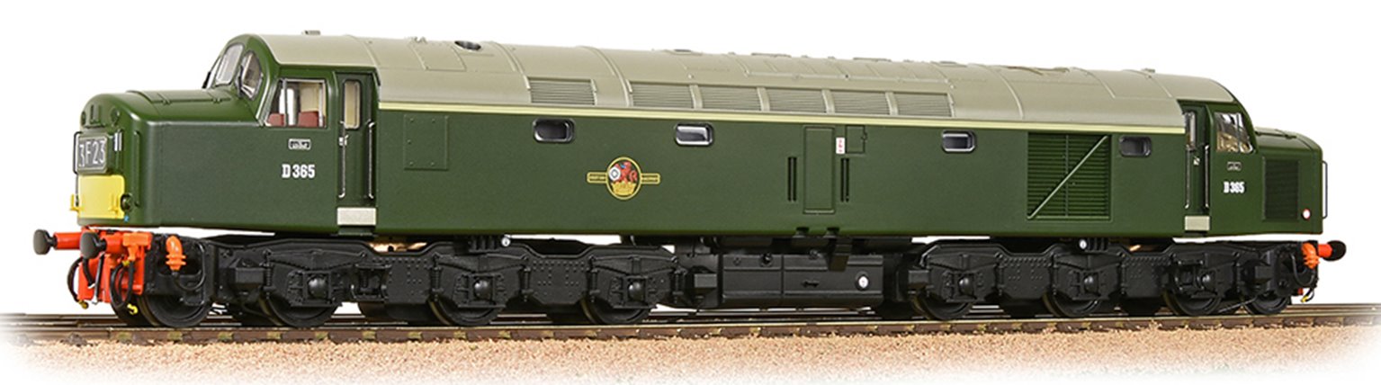 CLASS 40 CENTRE HEADCODE D365 BR GREEN SMALL YELLOW PANELS DCC SOUND FITTED