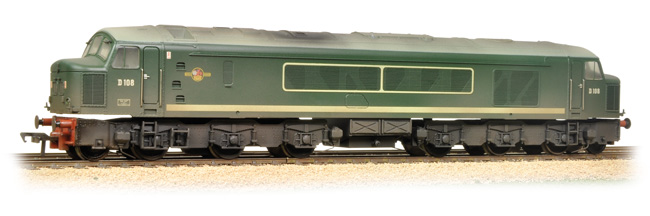Class 45  D108 BR Green Split Centre Head Code Weathered
