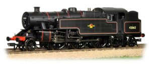 Fairburn 2-6-4 Tank 42062 BR Lined Black Late Crest