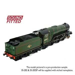 LNER V2 60847 "ST. PETER'S SCHOOL" B.R.LINED GREEN LATE CREST SOUND FITTED