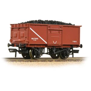 16 TON PRESSED END DOOR STEEL MINERAL WAGON MOT BAUXITE WITH LOAD