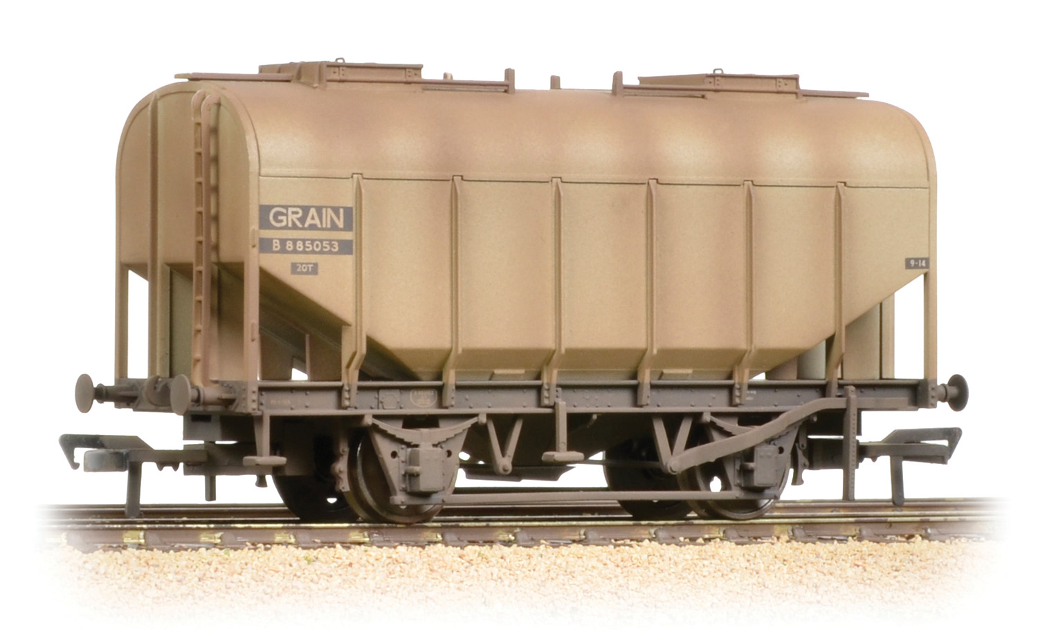 21 Ton Grain Hopper B.R.Grey Weathered JDM Models