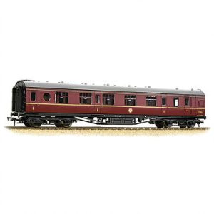 MK1 57FT EX LMS PORTHOLE BRAKE FIRST CORRIDOR M 5066M  B.R.MAROON COACH