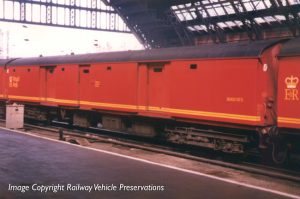 BR MK1 TPO POT STOWAGE VAN ROYAL MAIL LETTERS Large Red