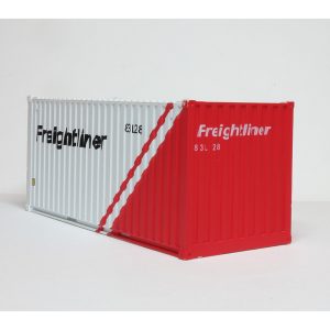 40 FT FREIGHTLINER RED AND WHITE