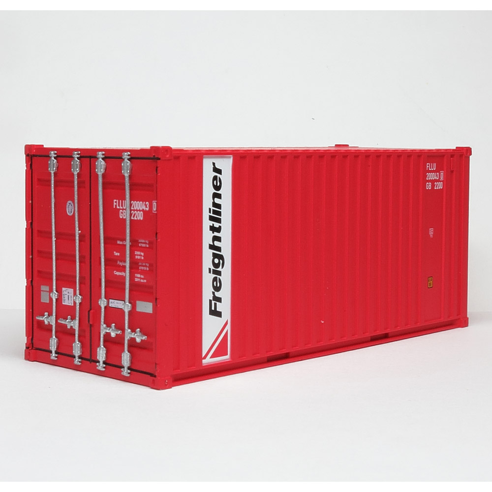 Freightliner 20 Ft Container Red